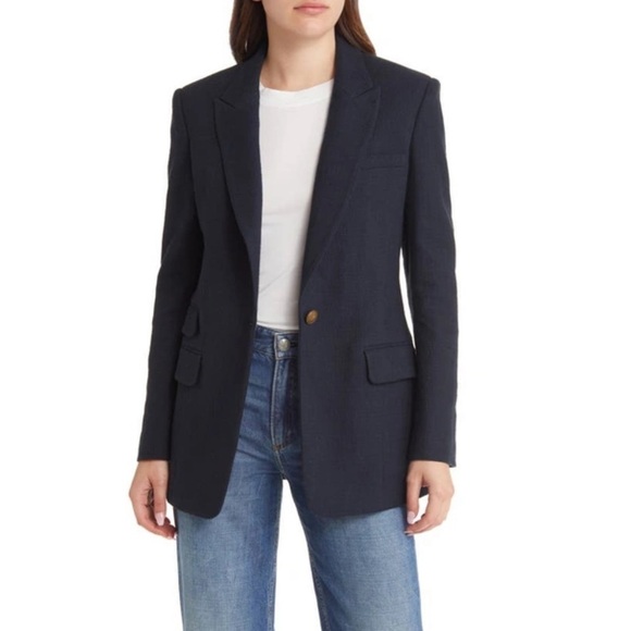 New Rag & Bone Foster Blazer Navy Size 10